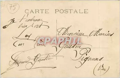 PARIS — Le Boul'd des Italiens — JULES SÉEBERGER PARIS — Achterkant