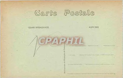 Bourges — Vista Geral — A. Auxenfils, editor — Verso