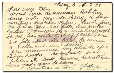 Saint-Gaultier (Indre) — Hogeschool voor meisjes — Achterkant
