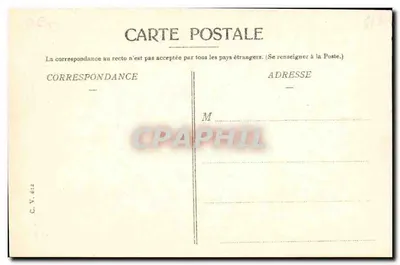 Ponte do Hospital e a Cadeia dos Alpes — Grenoble — editor C.V. 612 — Verso