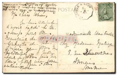 Grande-Chartreuse — Conjunto dos Edifícios — E. Reynaud, Intery, Chambéry, n°603 — Verso