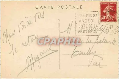 Bourg-St-Andéol (Ardèche) — Estátua de Dona Viema — Verso