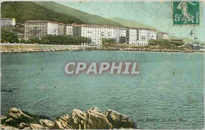Bastia O Porto Novo — vista do porto e dos edifícios — editor desconhecido, n° 3407