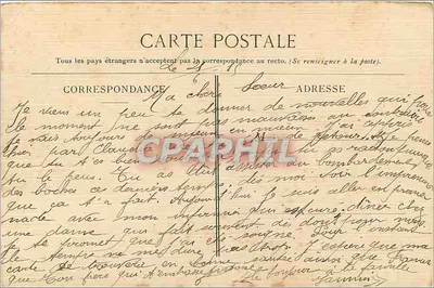 Cerca de La Rochefoucauld — Rancogne — O Castelo — Edição do Grande Bazar de Paris — Verso