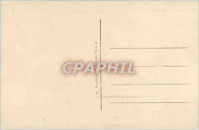 Amboise — Zamek — Zabytkowy zamek wybudowany przez Karola VIII i Ludwika XII. R.D. — Rewers