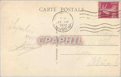 La Baule-les Pins (L. Inf) — Ogólny widok plaży w kierunku Pornichet — AB — Rewers