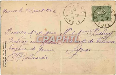 YENNE — Desfiladeiro do Rio Rhône — A Maladière e o Forte de Pierre-Châtel — Verso