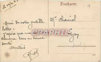 Trier — Totalansicht mit Kaiser Wilhelm-Brücke — editor não identificado — Verso