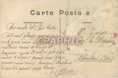 Żołnierz w mundurze — kartka pocztowa z N'alpin — wydawca E. Jannin PHOTO, n°2100 — Rewers
