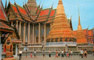 Templo do Buda de Esmeralda — Bangkok — editor THAI SILDA, n° PC.303