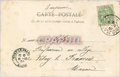 Issoire - Praça da República — C. Ollin, editor — Verso