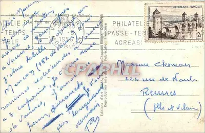 A Torre do Castelo de Vannes — Em Bretanha — Roma — Verso