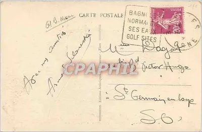 Bagnolles-de-l'Orne — Het Casino van het meer — Éditions Artistiques Fliers — Achterkant