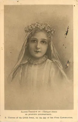Santa Tereza da Criança Jesus — na primeira comunhão