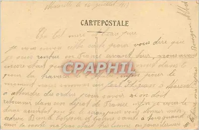 Marseille — Rue de la République — Cinématographie — Nieznany wydawca — Rewers
