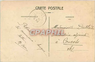 Bordeaux — Monument der Girondinen — onbekende uitgever, n°3 — Achterkant