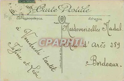 Angoulême — Em Direção ao Túnel do Caminho de Ferro — LL. — Verso