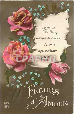 Flores de Amor — Editora Dix, Paris, n° 1268