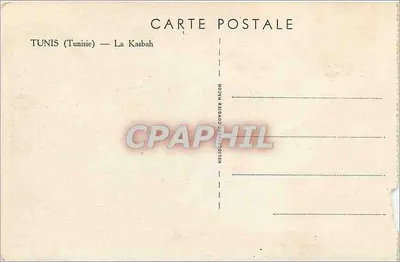 Tunis (Tunisia) — The Kasbah — Helios-Avril Combier Macon — Back