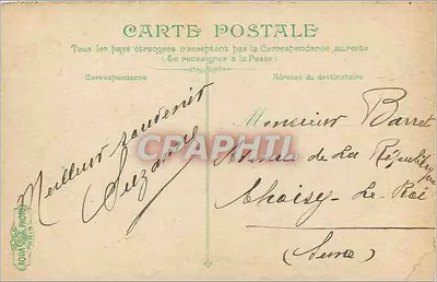 Angoulême - Widok panoramiczny. Strona południowa — wyd. LVAC, nr 2482 — Rewers