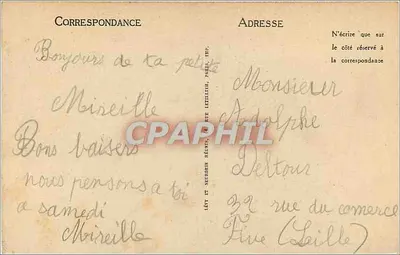 Le Pontel — A Praça à Maré Alta — LL — Verso