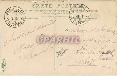 Fontainebleau — Pałac — Hala — Wydawca: A. Lévy, nr 16 — Rewers