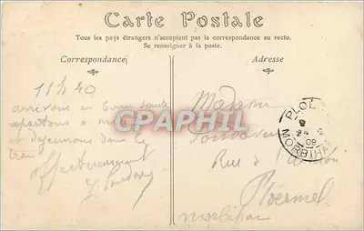 Le Mans — Absydę katedry — Wydawnictwo L. Joniaux — Nr 36 — Rewers