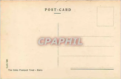 Vue de Jerusalém, tirada do Monte dos Olivros — The Cairo Postcard Trust, série 640 — Verso