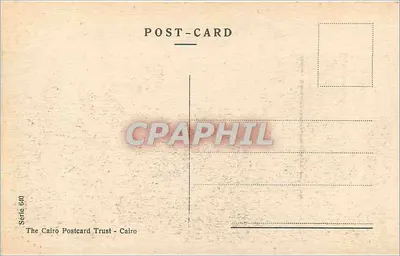 Cour de David e de Hipíco — Jerusalém — The Cairo Postcard Trust, Série 500 — Verso