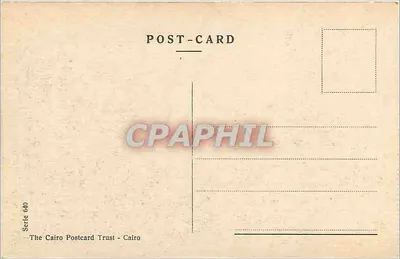 Ogólny widok miejsca położenia świątyni Salomona — The Cairo Postcard Trust - Kair, seria 640 — Rewers