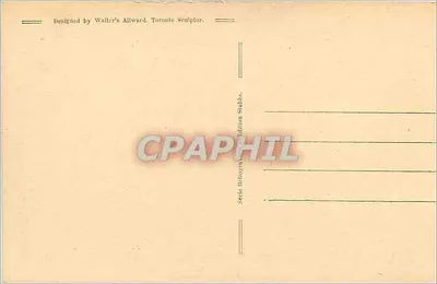 Vimy Ridge: Miejsce Pamiątkowe Kanadyjskie — otwarte 26 lipca 1936 — Wydawnictwo Stalbs — Rewers
