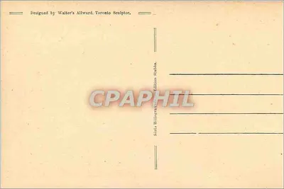 Vimy Ridge : Miejsce Pamięci Kanadyjskie — Wzruszenie — Rzeźba Waltera Allwarda, Toronto — Rewers