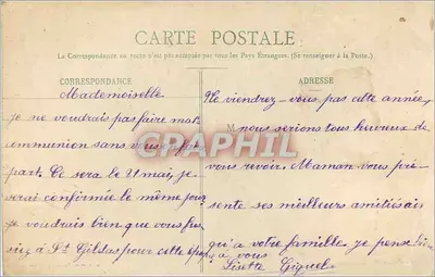 Underground cave beneath the Goacheux — Saint-Gildas — Collection H. L. — Back