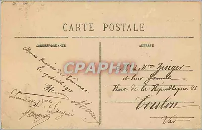 Vannes i jej Kobieta — kolekcja Villard, Quimper — nr 2330 — Rewers