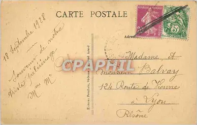 N.-D.-de-Lorette — Panoramische uitzicht — uitgever niet geïdentificeerd, serie-nummer 1 — Achterkant