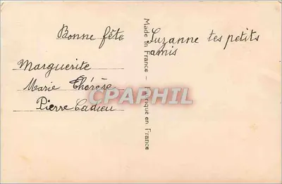 Kwiaty wiosenne — scena ogrodowa — ARS 6400 — Rewers