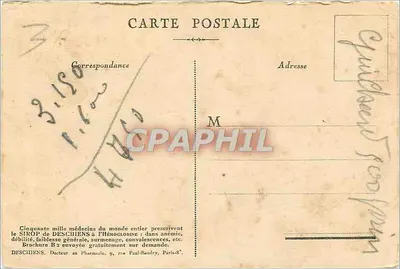 PARIS — Notre-Dame — Ofrecida por Hemoglobine Deschiens — Reverso