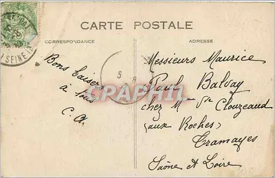 Le Havre — O Museu e o Cais de Southampton — Editor C.M. (n°52) — Verso