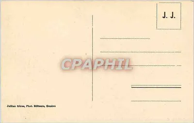 Chamonix i łańcuch Aiguilles — J.J. 581 — Jullien frères, Genewa — Rewers