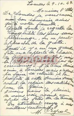 Lourdes — widok świątyni i mostu — wydawnictwo P. LOUCHE, n° 24 — Rewers