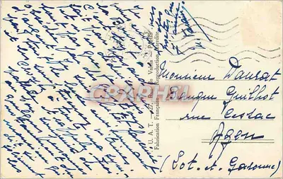 Paryż - Giełda — widok budynku z kolumnami — U.A.T. - 27 — Rewers