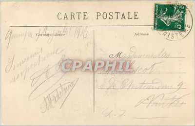 Quimper — Fronton katedry — Zbiór Villard, Quimper — Rewers