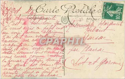 Alger — Interior da Nova Posta — Edition des Galeries de France — Alger — Verso