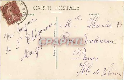 St-Thégonnec (Finistère) — O Calvário do século XVI — editor desconhecido, n°5 — Verso