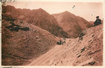 Col du Tourmalet — Passage du col — Bloc frères, Éditeurs Bordeaux