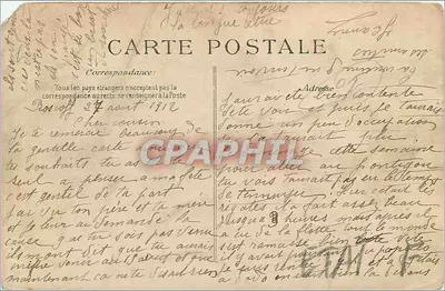 Trajes bretones — Retorno ao país — Carantec-Locquenolé — Editor ELD n°284 — Verso