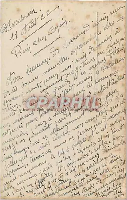 Młoda dziewczyna z warkoczykami — autografowana kartka pocztowa podpisana 'Mary' — seria 5523 — Rewers