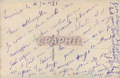Bukiet róż i lilii — Amicitia — DIX PARIS 1821 — Rewers