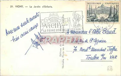 Vichy — Ogród Dzieci — Éditions Photo au Bronville — Rewers