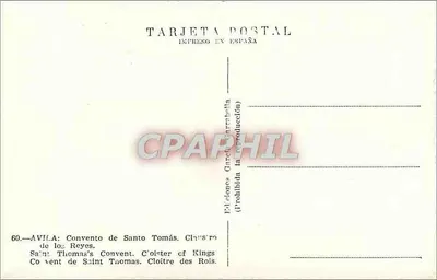 Avila: Klasztor Świętego Tomasza — Klasztor Królewski — Éditions Garrido (Hiszpania) — Rewers